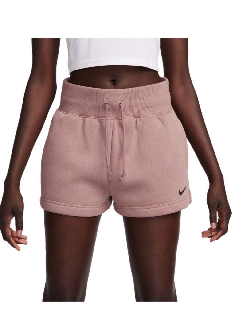 Nike Women’s Dusty Rose Fleece Athletic Shorts